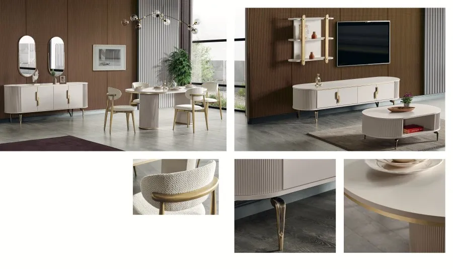 Dolce Yemek Odası Takımı