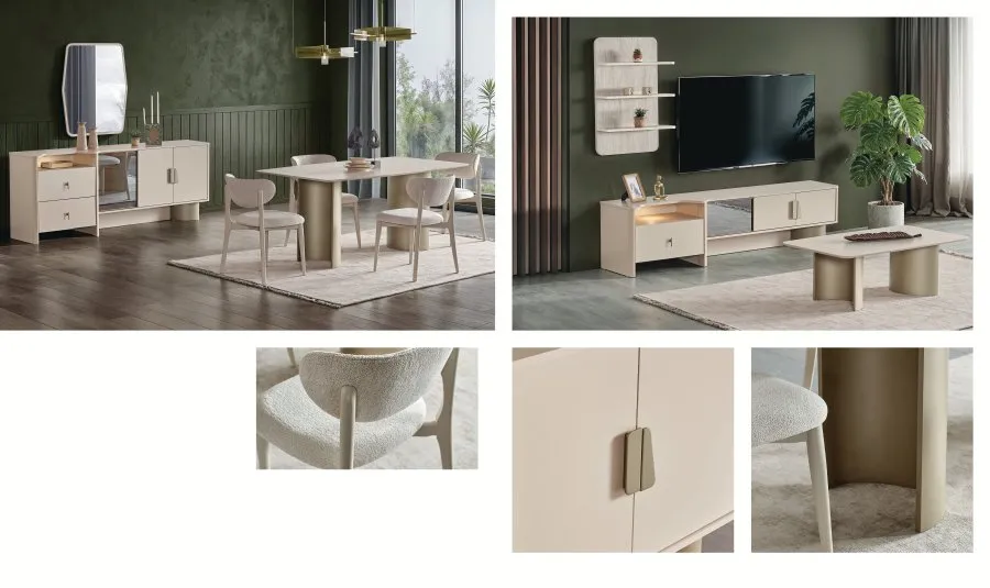 Lizbon Yemek Odası Takımı