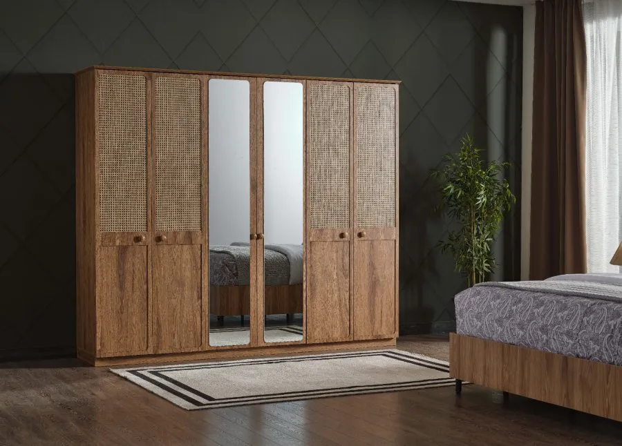 Hazeran 6 Kapaklı Dolap