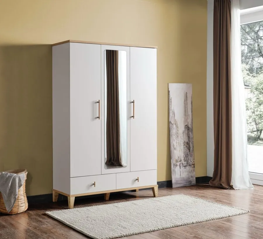 Yeni Soft 3 Kapaklı Dolap